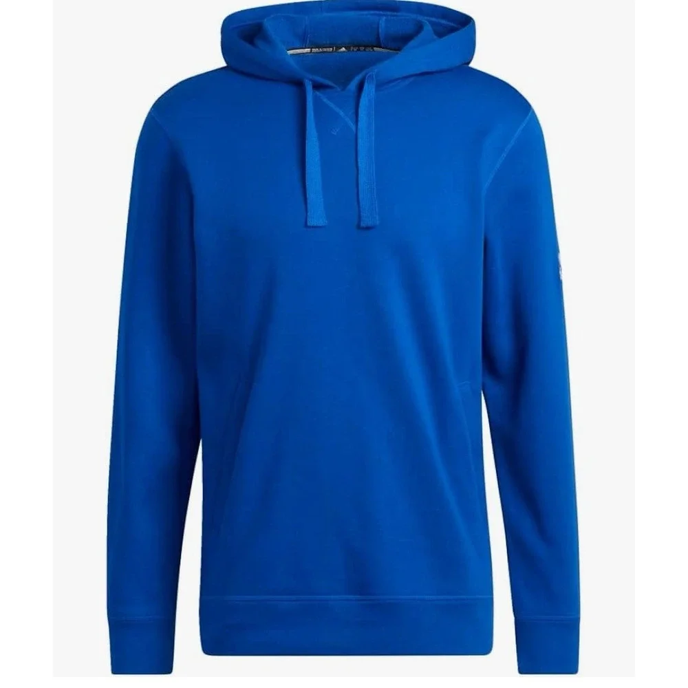 adidas Men's Fleece Hoodie Royal Blue Size XL New